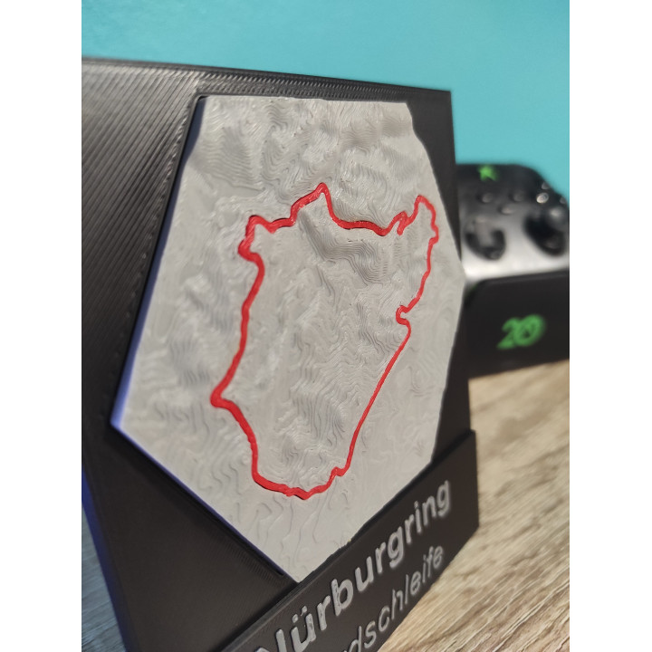 Plaque décorative – Tracé de circuit mythique