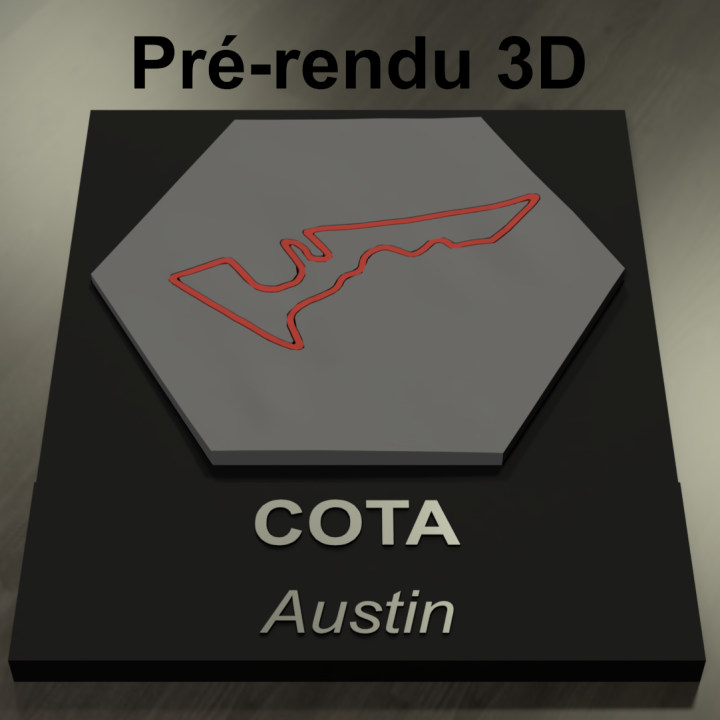 Plaque décorative – Tracé de circuit mythique