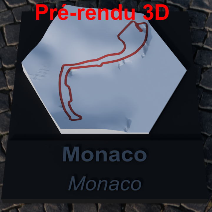 Plaque décorative – Tracé de circuit mythique