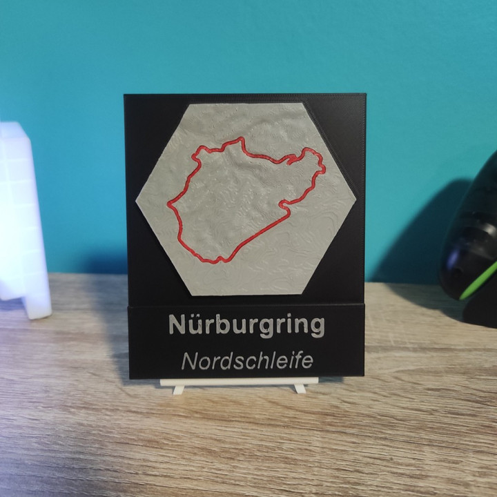 Plaque décorative – Tracé de circuit mythique