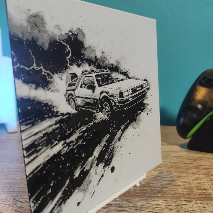 Plaque décorative film culte – Retour vers le futur