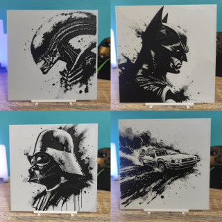 Pack plaques décoratifs - Films cultes