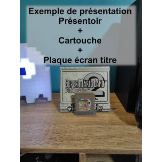 Présentoire pour jeu et plaque