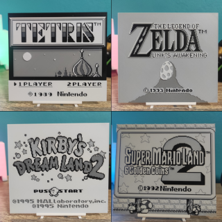 Cadre jeux GameBoy (personnalisation possible)